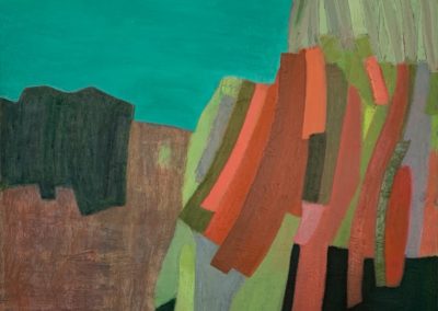 Donna Scarpa, On The Edge, Oil on linen, 16"x16", $850