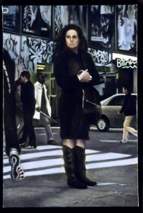 Sherri Paul, Late Again, Oil on linen, 36"x24", $1,200
