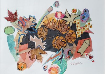 Vivian Bergenthal, Autumn Delight, Mixed media, 18"x24", $695