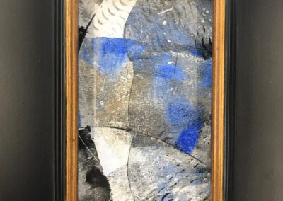 Jacqueline Lorie, Celestial, Monotype on paper, framed, 12.5"x8.5", $285