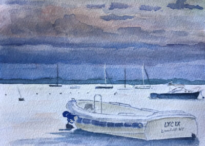 Tricia K Leicht, After storm, Watercolor, 7.5"x11", $350