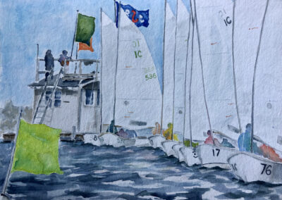 Tricia K Leicht, The Start, Watercolor, 9"x11.5", $475