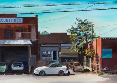 Julia Eisen-Lester, All County Bus, Oil on Canvas, 30"x48", $3,500