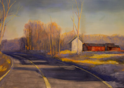 Jane Black, Lengthening Shadows, Oil , 24"x36", $1,200