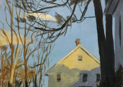 Susan Stillman, Last Light, Acrylic on wood panel, 14" x 11" x .75", $625