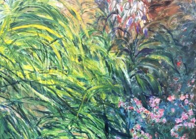 Soma Vajpyayee, Untermyer Park 2, Oil on canvas, 36"x24", $900