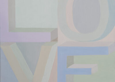 Paula Blumenfeld, Love, Oil, 20"x20", $1,400