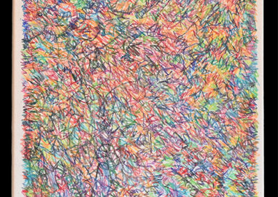 Bryan Greene, Untitled Drawing Two, Colored Pencil on Canvas, 24"x16", $350