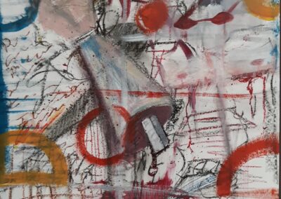 NRHS, AnnMarie Funigiello, Sadie Taylor, Untitled, Mixed media, 18"x24"