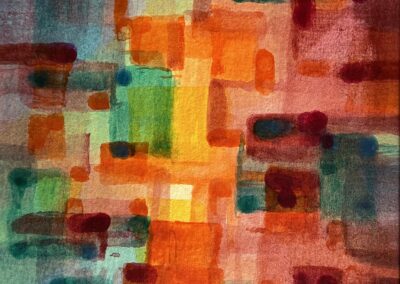 Inge Pape Trampler, The Door, Acrylic, 4 1/2”x6 1/2”, $200