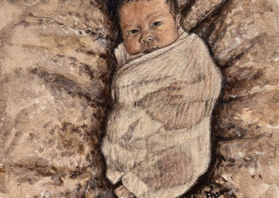 Lan Pham, Theo, Oil, 12"x12", $1,500