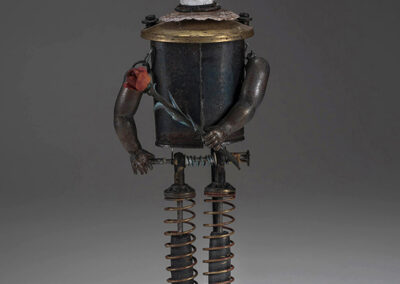 David Barnett, Remnants-Type, Mixed Media, 14"x4"x3", $950