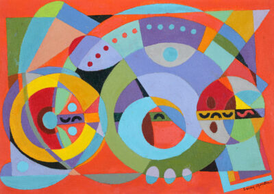 Larry Gordon, Currents,Acrylic,20"x16", $700