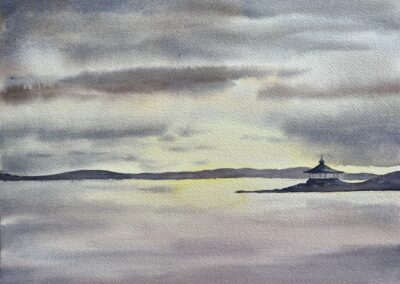 Tricia Leicht, Morning Sound, Watercolor, 11"x14", $300