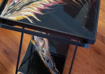 Debbie Paciarello, Tray table , Mixed media, 19"x24", $125