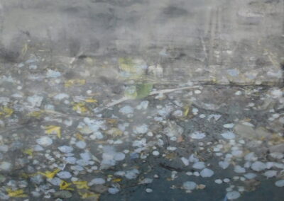 Mitchell Visoky, Floating Away, Photo & Encaustic, 12"x12", $550