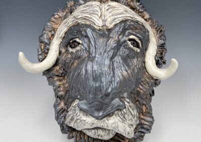 Robin Henschel, Dryad, Stoneware clays, 15"x13"x3", $150