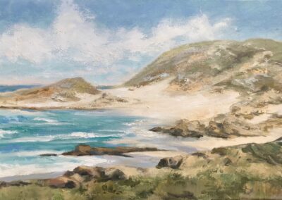 Deborah Petrucci, White Sands, Cape Town, Oil, 14"x18", $475
