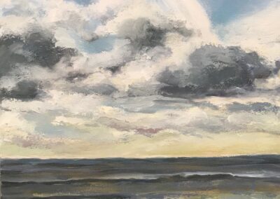 Deborah Petrucci, A Moment in Time, Oil on canvas, 14"x20", $850
