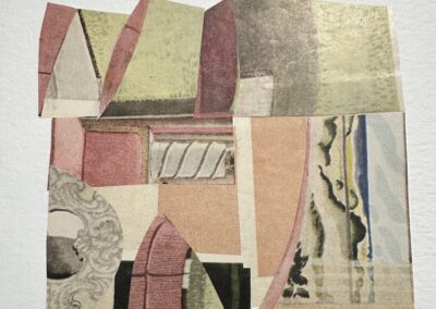 Hildy Martín , Casa Pastoral, collage, 8"x8"x1",$100