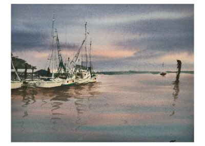 Shirlene Ghobrial, Resting for the Night, Watercolor, 11"x14",$280