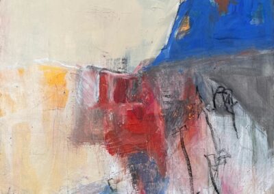 Annette Lieblein, Waiting by the River, Acrylic on canvas, 18"x25", $800