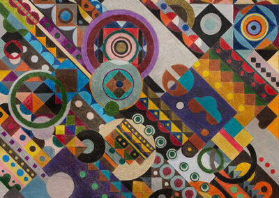 Larry Gordon, Circular Direction, Colored Pencils, 19"x25" (Framed), $1,250
