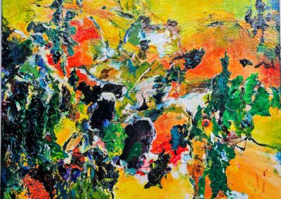 Fabian Wes Fleurant, Supra Vista, Mixed Media, 24"x24", $1600