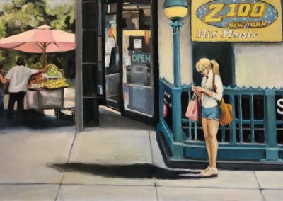 Sherri Paul, Summer in the City, Oil on linen, 20"x30", $950